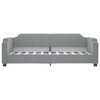 vidaXL Tagesbett Hellgrau 90x190 cm Stoff
