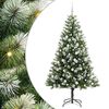 vidaXL K&uuml;nstlicher Klapp-Weihnachtsbaum mit Schnee&uuml;berzug 300 LEDs