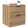 vidaXL Nachttisch 2 pcs Artisan-Eiche 45 x 39 x 50 cm Holzwerkstoff