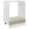 vidaXL Herdumbauschrank Lyon Sonoma-Eiche 60x46x81,5 cm Holzwerkstoff