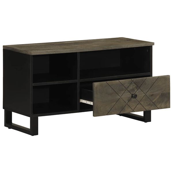 vidaXL TV-Schrank 80x33x46 cm Massivholz Mango