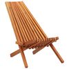 vidaXL Klappbarer Outdoor-Lounge-Sessel aus massivem Akazienholz