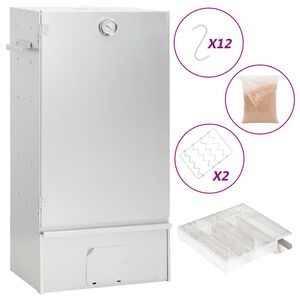 vidaXL R&auml;ucherofen mit Kaltrauchgenerator Verzinkter Stahl