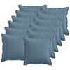vidaXL Kissen mit Kissen HOUTEN 12 Stk. Jeans blau Kunstleinen