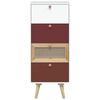 vidaXL Highboard mit Schubladen 40x30x95 cm Holzwerkstoff