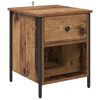 vidaXL Nachttisch Altholz 40 x 42 x 50 cm Holzwerkstoff