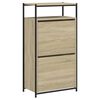 vidaXL Schuhschrank Sonoma-Eiche 60x34x112 cm Holzwerkstoff