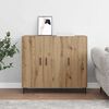 vidaXL Sideboard Artisan-Eiche 90 x 34 x 80 cm Holzwerkstoff