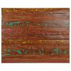 vidaXL Tischplatte 100x80x3,8 cm Rechteckig Altholz Massiv