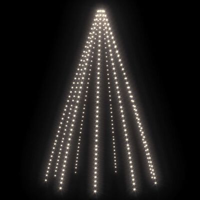 vidaXL Weihnachtsbaum-Lichternetz mit 400 LEDs Kaltweiß 400 cm