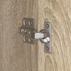 vidaXL Badezimmerschrank mit T&uuml;r Sonoma 40 x 30 x 180 cm Holzwerkstoff