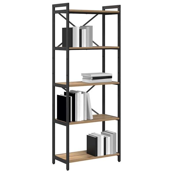 vidaXL B&uuml;cherregal Artisan-Eiche 60 x 30 x 155 cm Holzwerkstoff