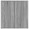 vidaXL Sideboards 2 Stk. Grau Sonoma 79x38x80 cm Holzwerkstoff