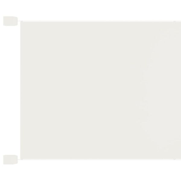 vidaXL Senkrechtmarkise Weiß 140x600 cm Oxford-Gewebe