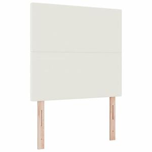 vidaXL Kopfteil Creme 80 cm Cordstoff