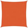 vidaXL Sonnensegel 160 g/m&sup2; Orange 3x3 m HDPE