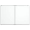 vidaXL Magnetisches Whiteboard Klappbar 100x80x1,7 cm Aluminium