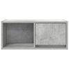vidaXL TV-Schrank Betongrau 60x31x25,5 cm Holzwerkstoff