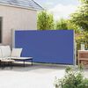vidaXL Seitenmarkise Ausziehbar 180x500 cm Blau