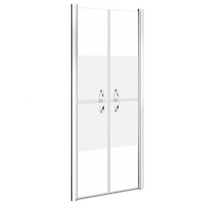 vidaXL Duscht&uuml;r Halbmatt ESG 71x190 cm