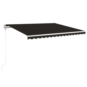 vidaXL Markise Automatisch Einziehbar 400x350 cm Anthrazit