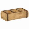 vidaXL Tablett Braun 30 x 14 x 9 cm Massives upgecyceltes Holz
