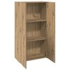 vidaXL B&uuml;roschrank mit Regal Altholz 60 x 32 x 115 cm Holzwerkstoff