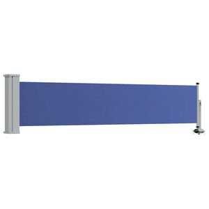 vidaXL Ausziehbare Seitenmarkise 60&times;300 cm Blau