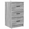 vidaXL Nachttisch Grau Sonoma 38 x 38 x 66 cm Holzwerkstoff