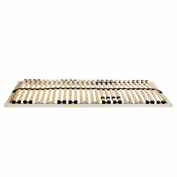 vidaXL Lattenrost Braun 70 x 190 cm Massives Buchenholz