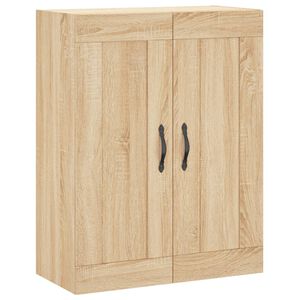 vidaXL Wandschrank Sonoma-Eiche 69,5x34x90 cm Holzwerkstoff
