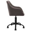 vidaXL Esszimmerstuhl Drehbar Taupe Stoff