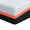 vidaXL Matratze Wei&szlig; und Grau 70 x 200 cm Jacquard-Stoff
