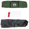 vidaXL Campingzelt 4 Personen Grün Quick Release