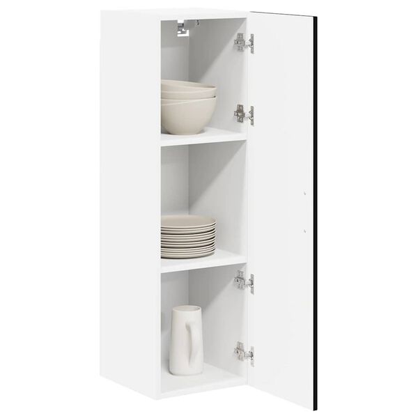 vidaXL K&uuml;chenschrank Schwarz 30 x 31 x 100 cm Holzwerkstoff