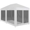 vidaXL Partyzelt mit 6 Mesh-Seitenw&auml;nden 6 x 3 m