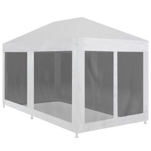 vidaXL Partyzelt mit 6 Mesh-Seitenw&auml;nden 6 x 3 m