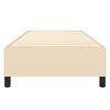 vidaXL Boxspringbettgestell Creme 90x190 cm Stoff