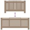 vidaXL MDF Heizk&ouml;rperverkleidung 205 cm