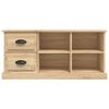 vidaXL TV-Schrank Sonoma-Eiche 102x35,5x47,5 cm Holzwerkstoff