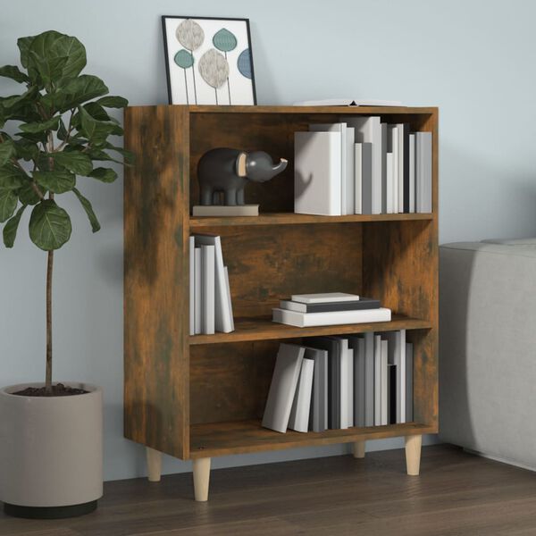 vidaXL Sideboard Räuchereiche 69,5x32,5x90 cm Holzwerkstoff