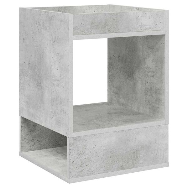 vidaXL Beistelltisch 2 pcs Beton Grau 40 x 40 x 56 cm Holzwerkstoff