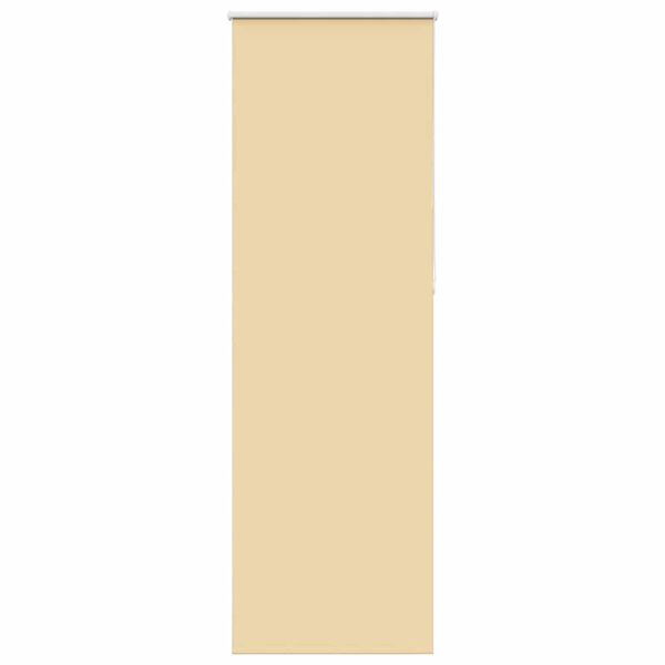 vidaXL Verdunkelungsrollo Beige 85x210cm Stoffbreite 80,7 cm Polyester