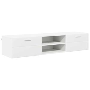 vidaXL Holzschrank 150 x 39 x 30 cm Wei&szlig; Holzwerkstoff