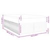 vidaXL Boxspringbett mit Matratze Creme 160x200 cm Stoff