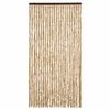 vidaXL Fliegenvorhang Beige 100x200 cm Chenille