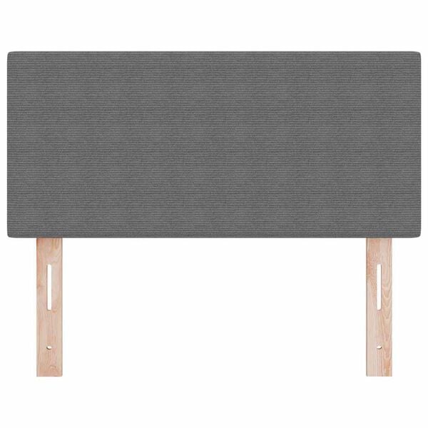 vidaXL Kopfteil mit Kopfteil Hellgrau 80 cm Kunstleder