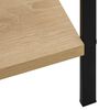 vidaXL B&uuml;cherregal 3 Regalb&ouml;den Eiche 60&times;27,6&times;90,5 cm Holzwerkstoff