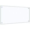 vidaXL Küchenrückwände 2 Stk. Transparent 80x40 cm Hartglas