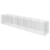 vidaXL Gabionen-Hochbeet Verzinkter Stahl 540&times;90&times;100 cm
